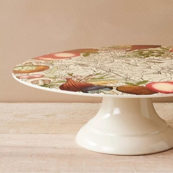 John Derian Other - John Derian Harvest Print Cake Stand